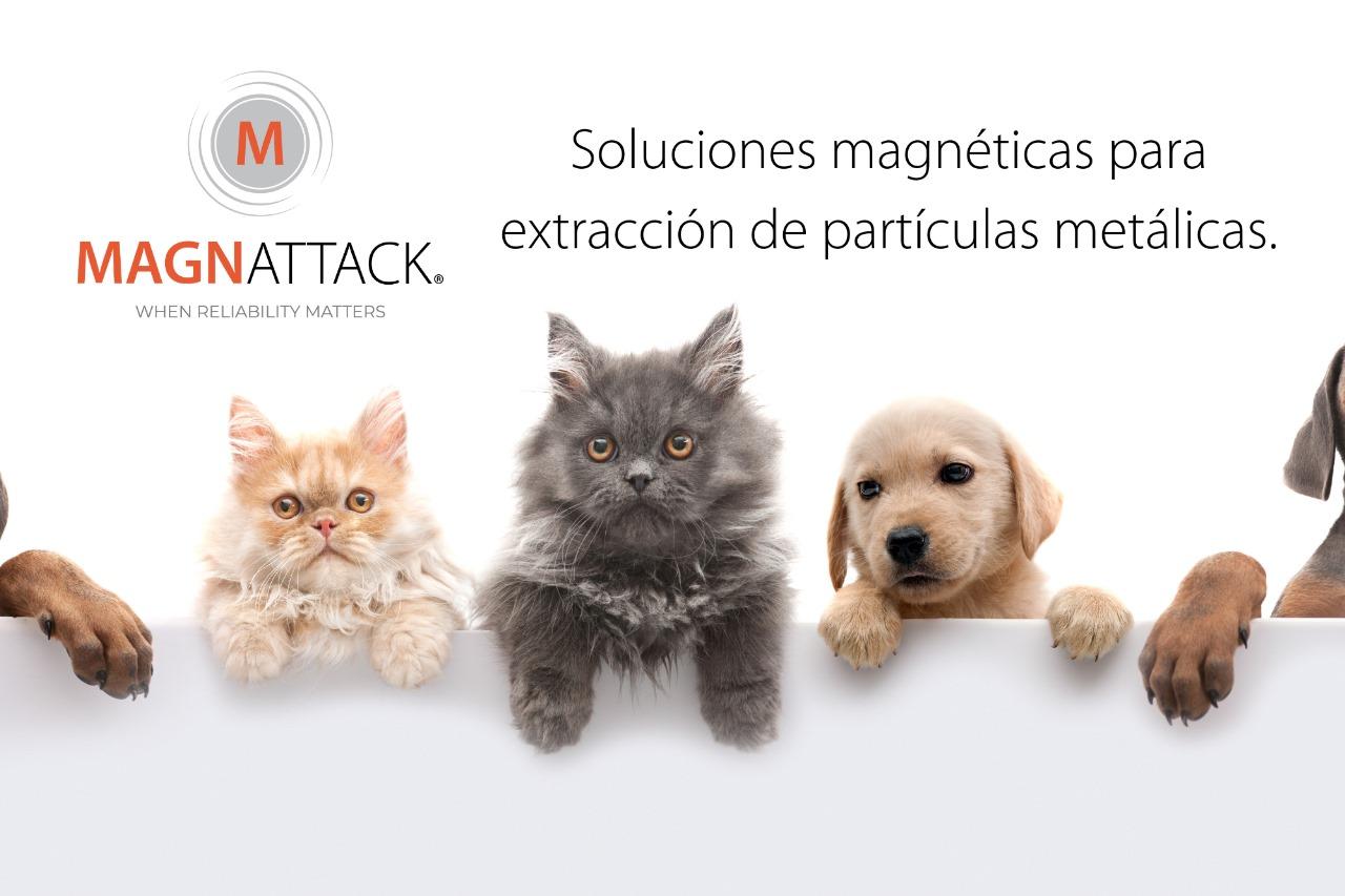 Pureza en productos pet food: Innovando con separadores magnéticos